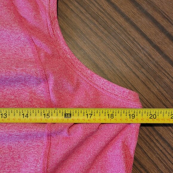NWT Member's Mark Women's Pink Heather Soft Rib Cropped Tank Top Size Large - Picture 9 of 12